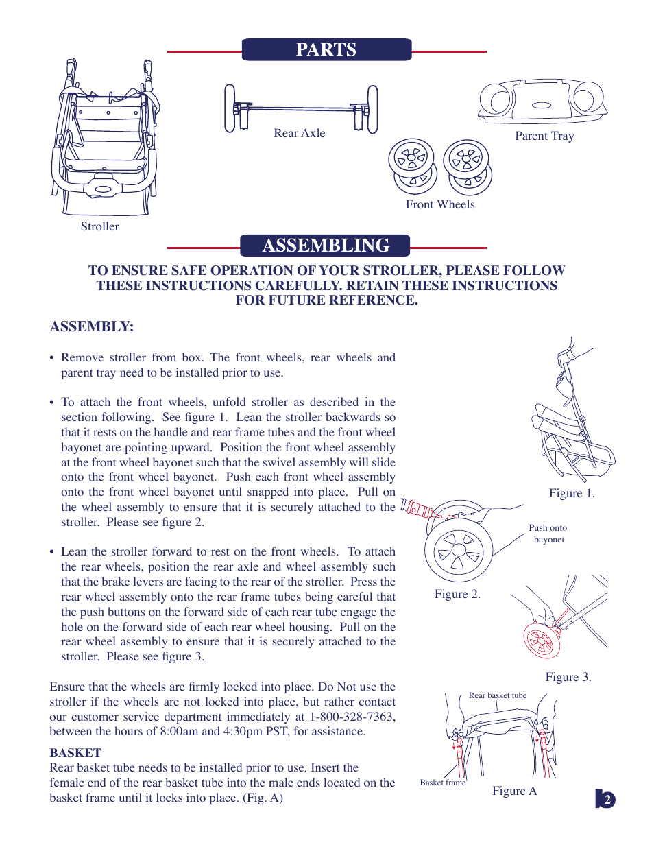 BabyTrend 1305R - SNAP-N-GO User Manual | Page 3 / 5