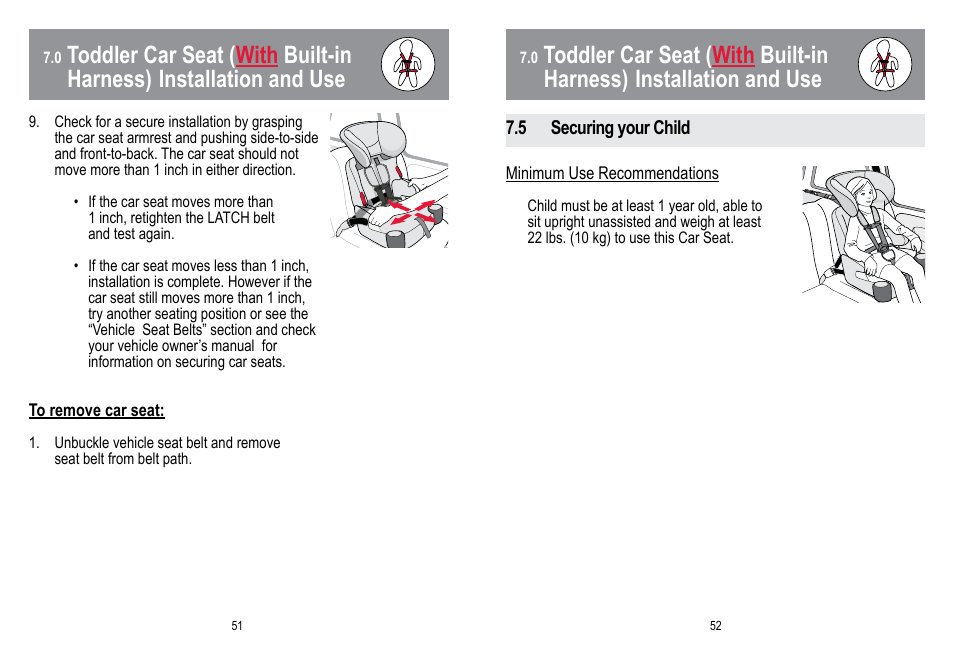 BabyTrend HYBRID 3-IN-1 User Manual | Page 27 / 48