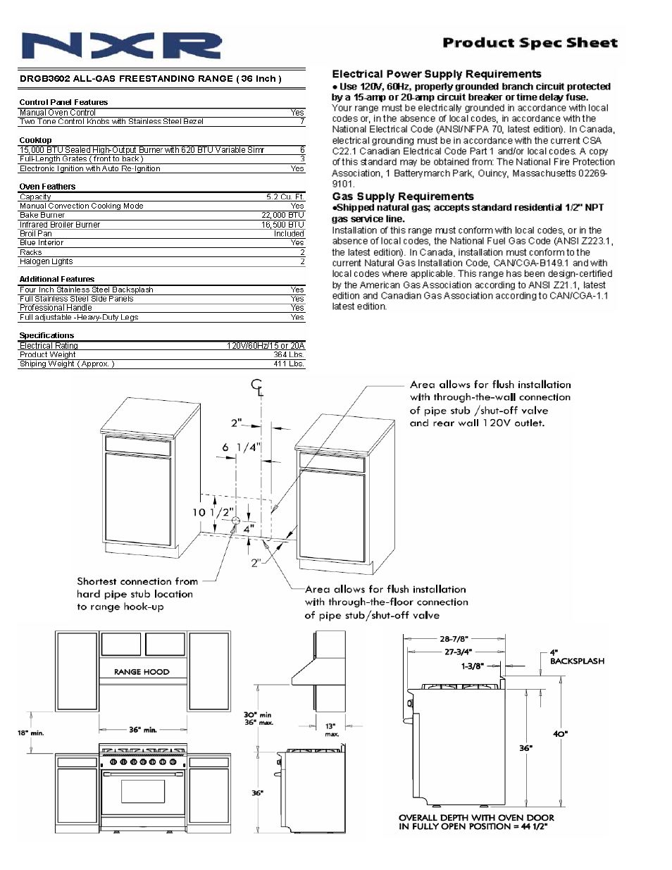 DuroCorp DRGB3602 User Manual | Page 2 / 2