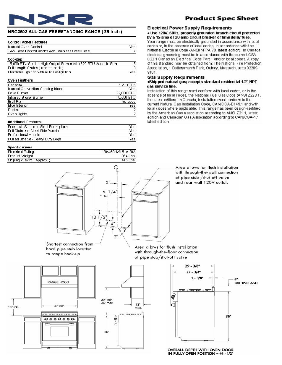 DuroCorp NRG3602 User Manual | Page 2 / 2