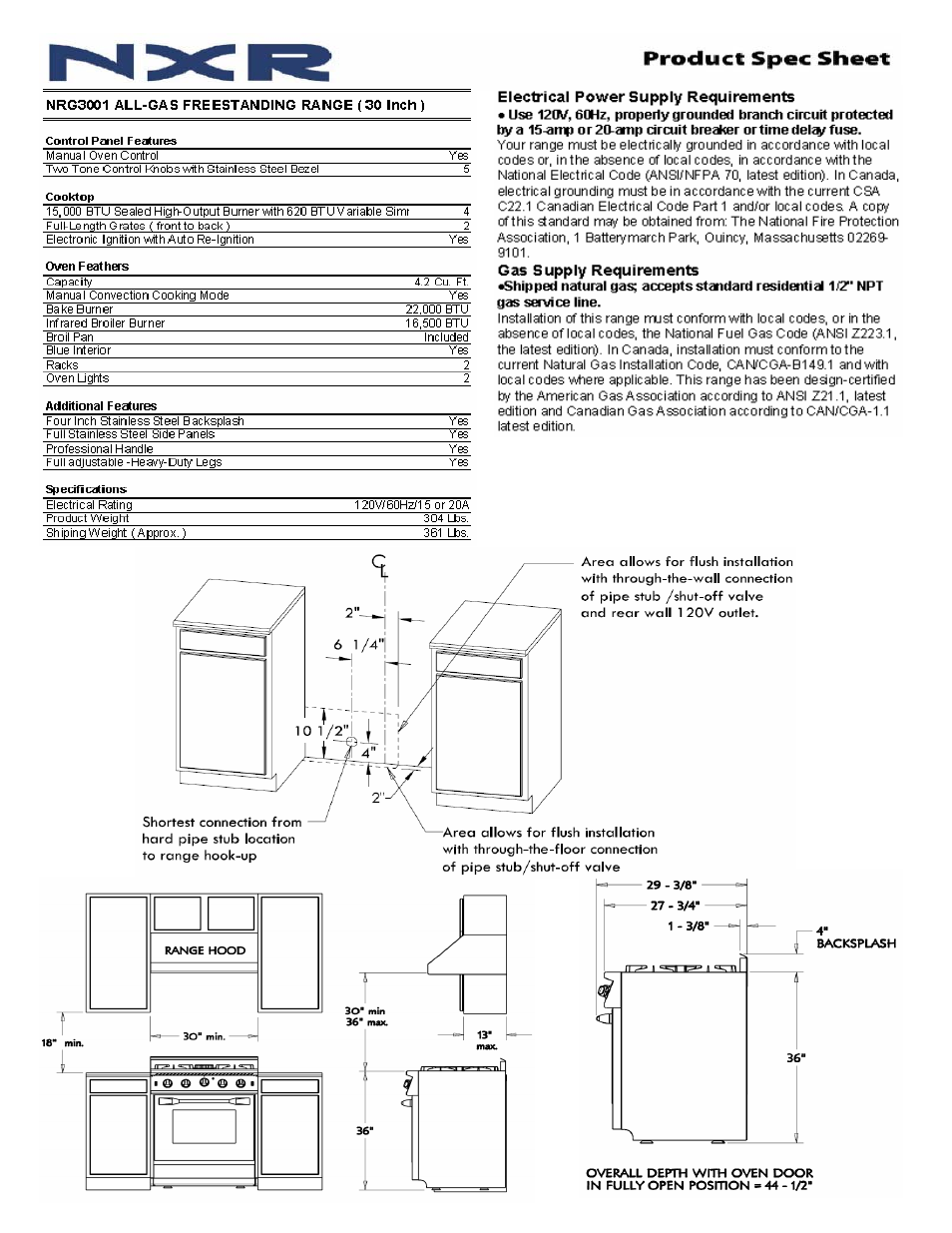 DuroCorp NRG3001 User Manual | Page 2 / 2