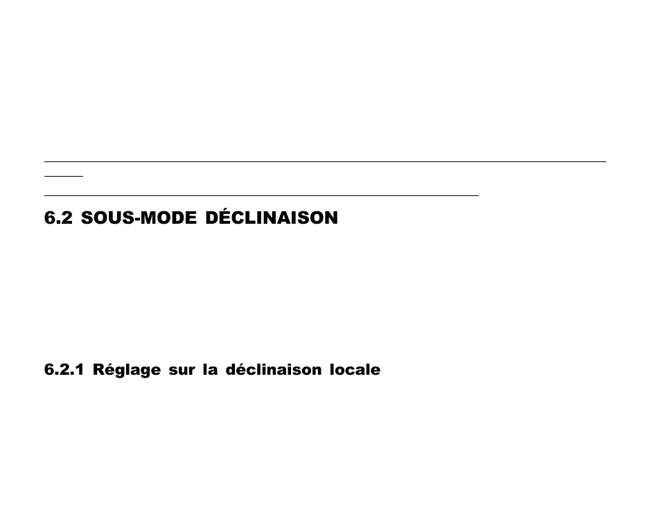 2 sous-mode déclinaison, 1 réglage sur la déclinaison locale | SUUNTO Advizor User Manual | Page 105 / 470