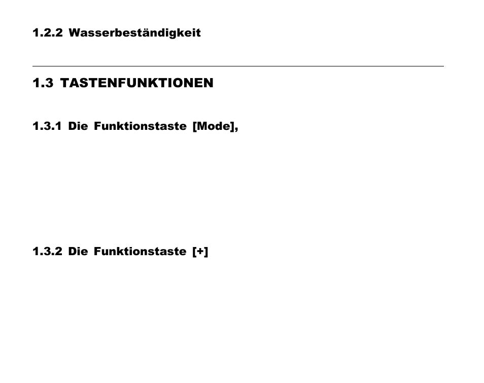 3 tastenfunktionen, 2 wasserbeständigkeit, 1 die funktionstaste [mode | 2 die funktionstaste | SUUNTO Advizor User Manual | Page 127 / 470