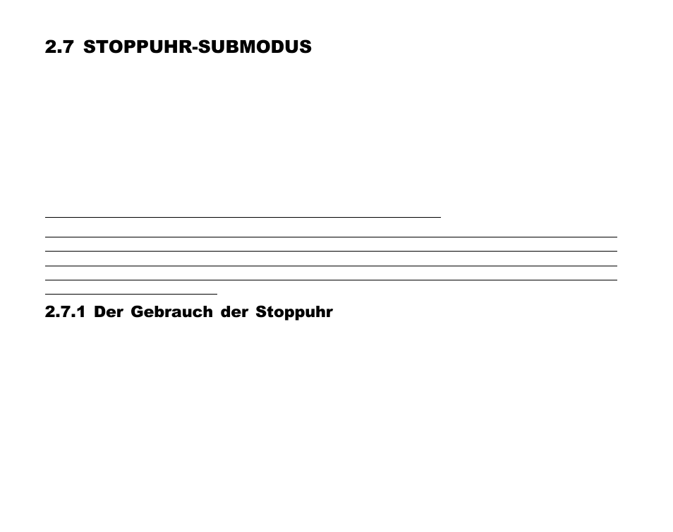 7 stoppuhr-submodus, 1 der gebrauch der stoppuhr | SUUNTO Advizor User Manual | Page 139 / 470