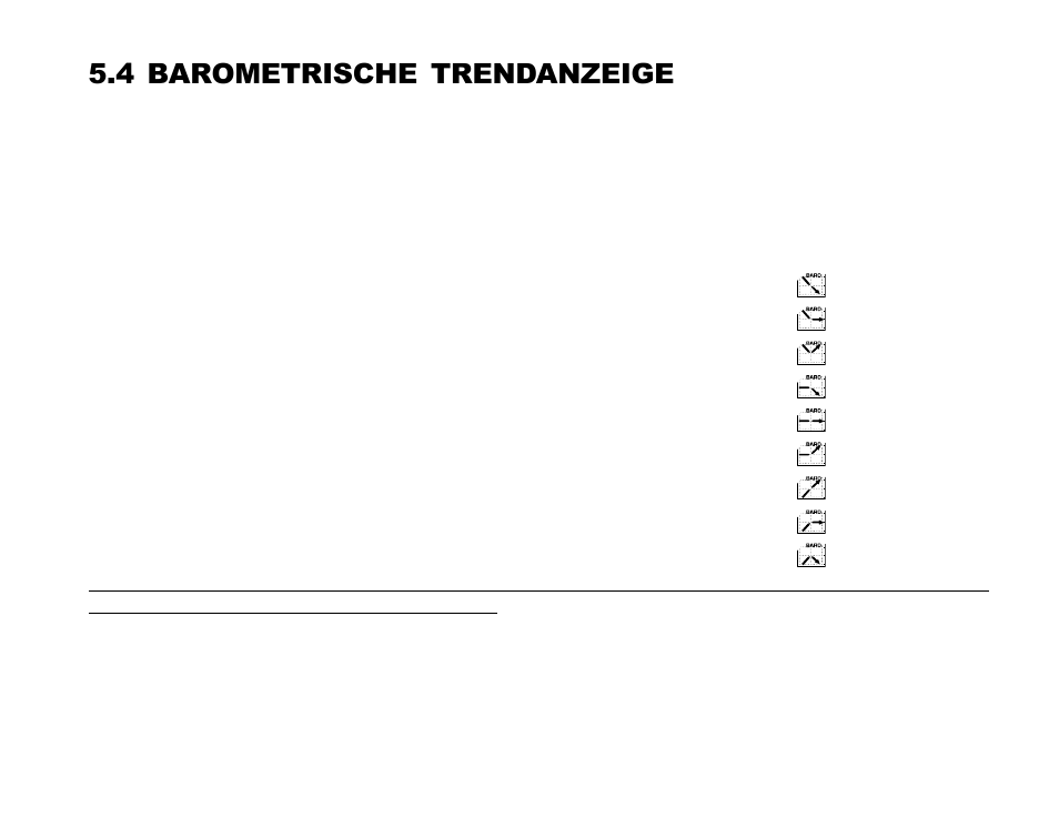 4 barometrische trendanzeige | SUUNTO Advizor User Manual | Page 164 / 470