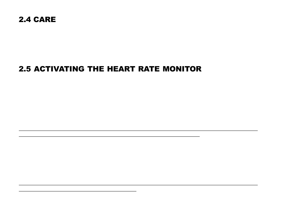 4 care, 5 activating the heart rate monitor | SUUNTO Advizor User Manual | Page 21 / 470