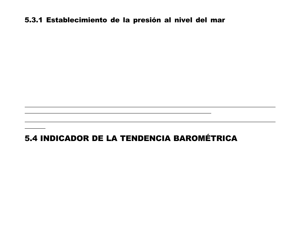 4 indicador de la tendencia barométrica, 1 establecimiento de la presión al nivel del mar | SUUNTO Advizor User Manual | Page 226 / 470