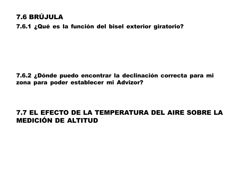 6 brújula | SUUNTO Advizor User Manual | Page 237 / 470