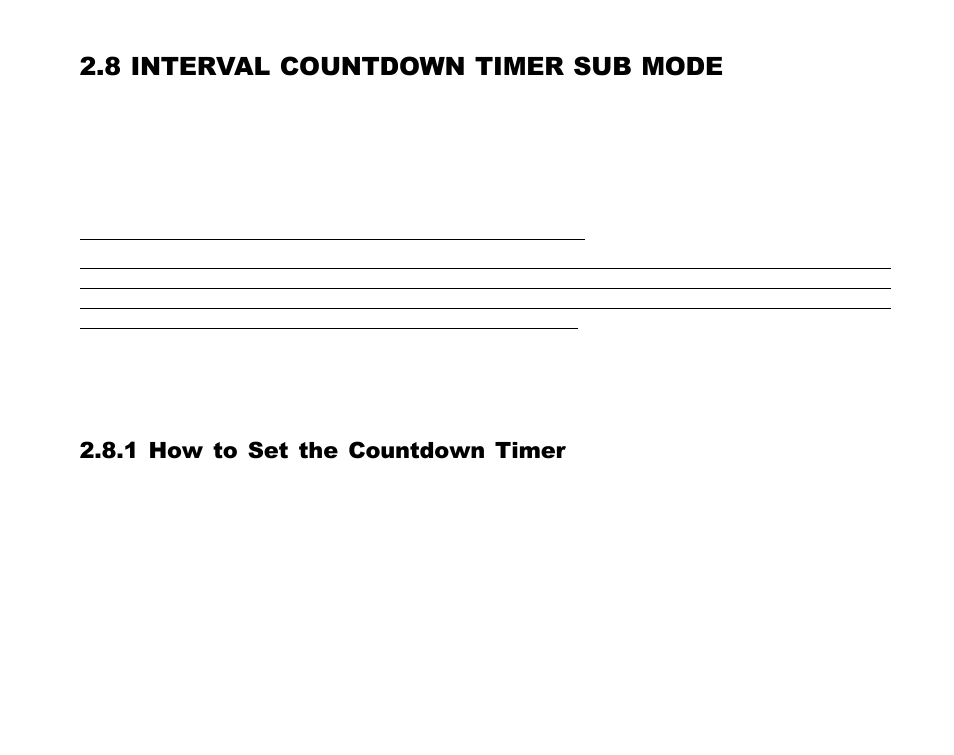 8 interval countdown timer sub mode, 1 how to set the countdown timer | SUUNTO Advizor User Manual | Page 26 / 470