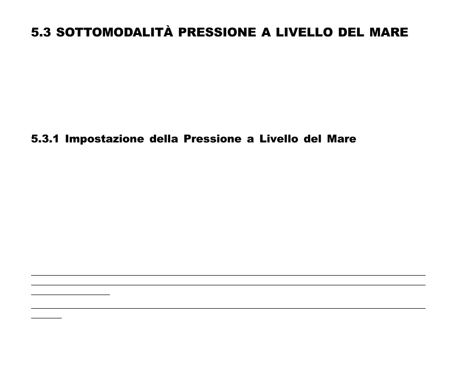 3 sottomodalità pressione a livello del mare, 1 impostazione della pressione a livello del mare | SUUNTO Advizor User Manual | Page 285 / 470