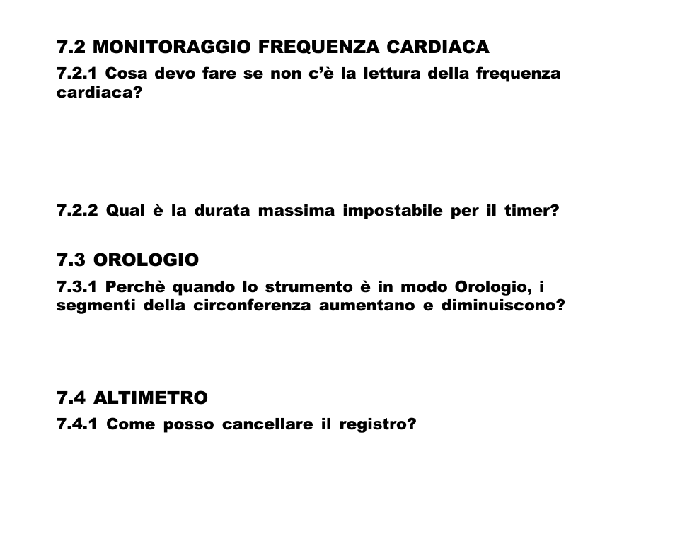 2 monitoraggio frequenza cardiaca, 3 orologio, 4 altimetro | SUUNTO Advizor User Manual | Page 292 / 470