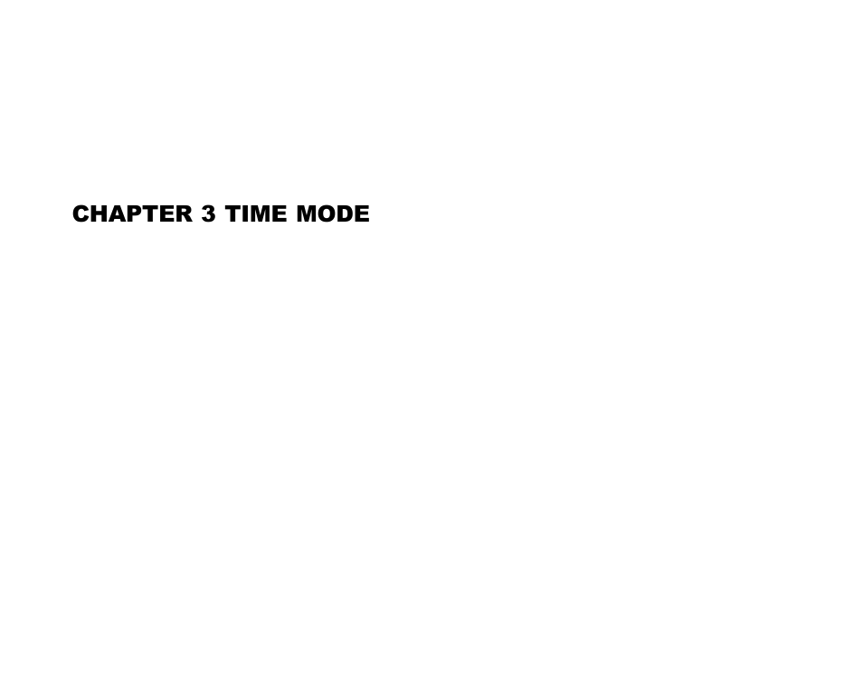 Chapter 3 time mode | SUUNTO Advizor User Manual | Page 30 / 470