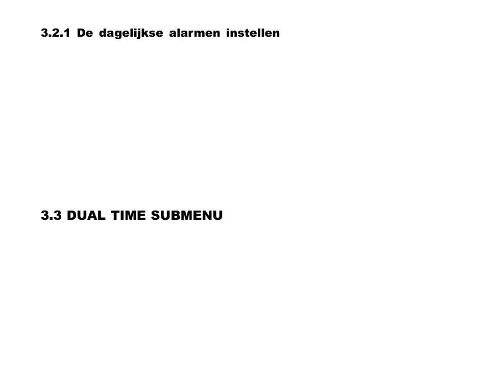3 dual time submenu, 1 de dagelijkse alarmen instellen | SUUNTO Advizor User Manual | Page 328 / 470