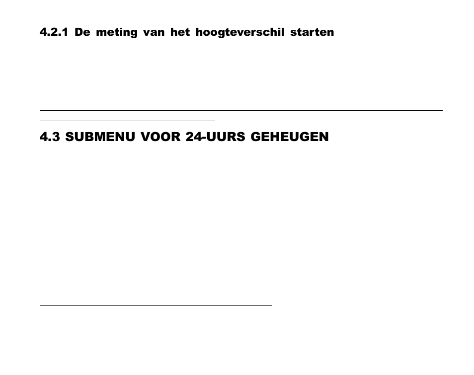 3 submenu voor 24-uurs geheugen, 1 de meting van het hoogteverschil starten | SUUNTO Advizor User Manual | Page 334 / 470
