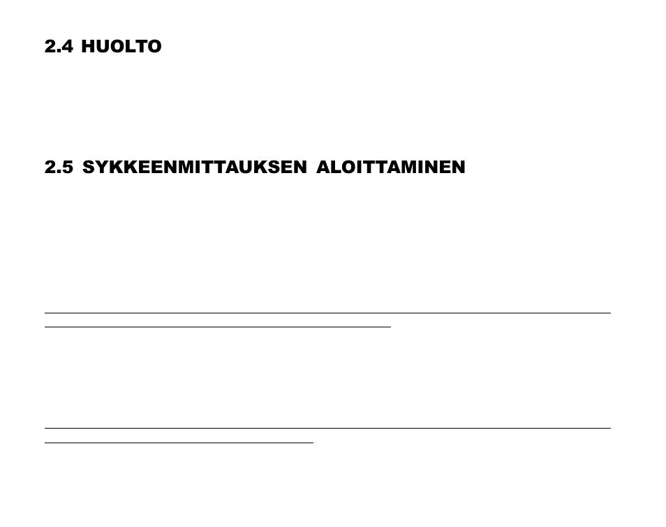 4 huolto, 5 sykkeenmittauksen aloittaminen | SUUNTO Advizor User Manual | Page 373 / 470