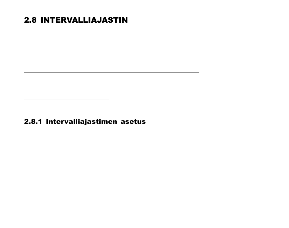8 intervalliajastin, 1 intervalliajastimen asetus | SUUNTO Advizor User Manual | Page 378 / 470