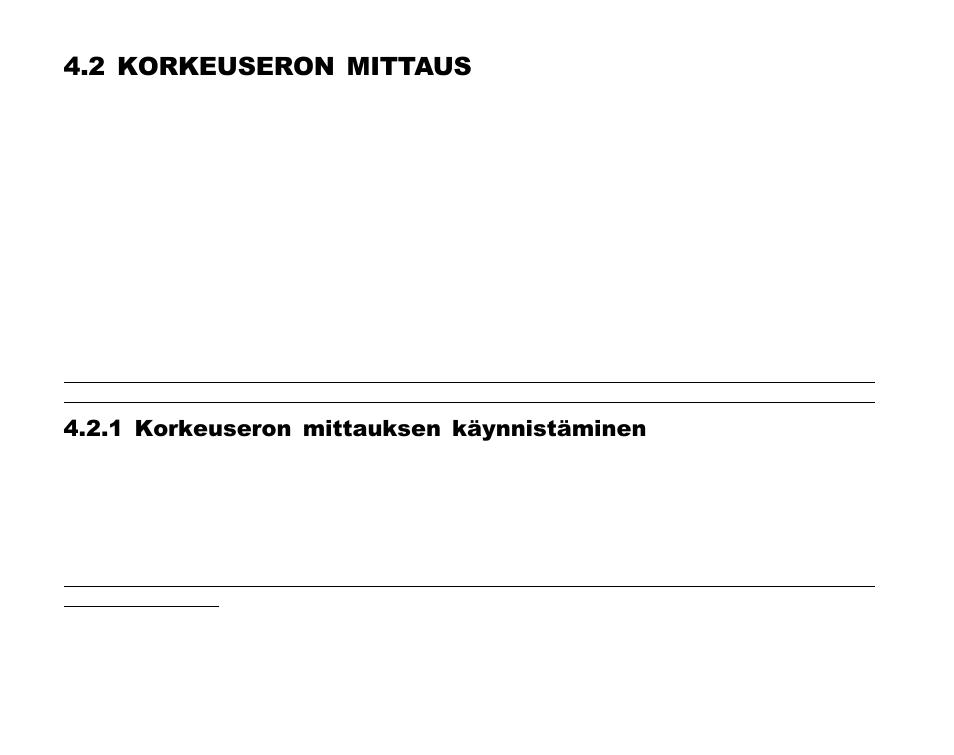 2 korkeuseron mittaus, 1 korkeuseron mittauksen käynnistäminen | SUUNTO Advizor User Manual | Page 389 / 470
