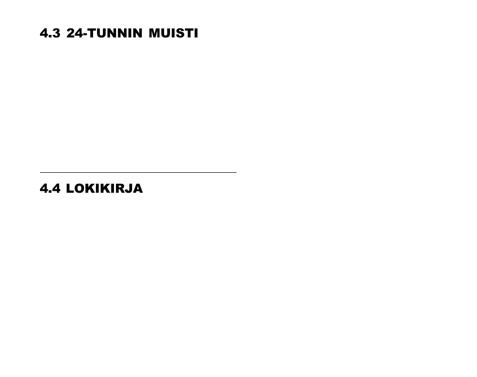 3 24-tunnin muisti, 4 lokikirja | SUUNTO Advizor User Manual | Page 390 / 470