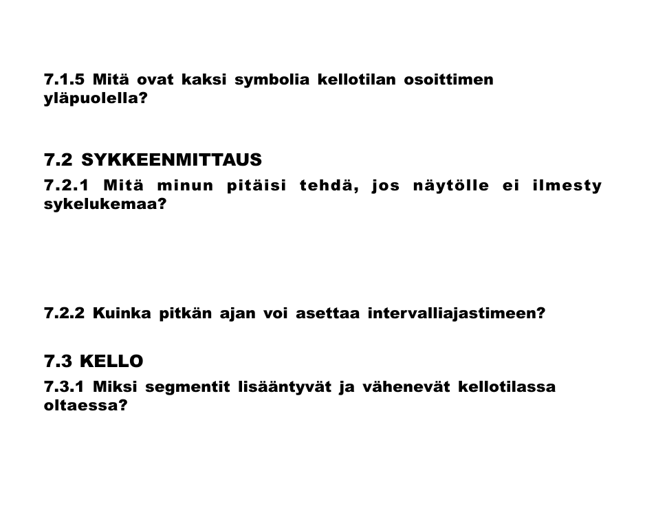 2 sykkeenmittaus, 3 kello | SUUNTO Advizor User Manual | Page 403 / 470