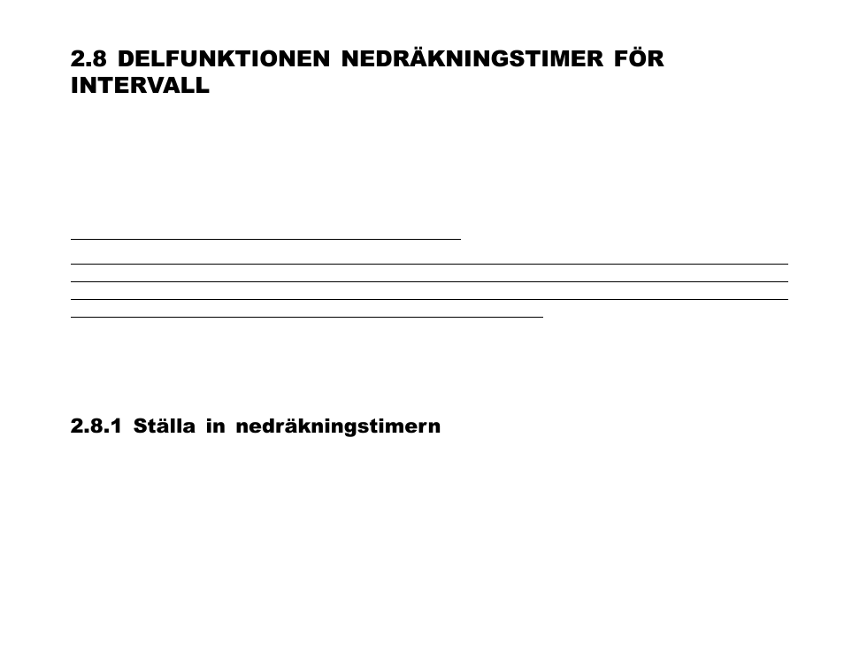 8 delfunktionen nedräkningstimer för intervall, 1 ställa in nedräkningstimern | SUUNTO Advizor User Manual | Page 432 / 470