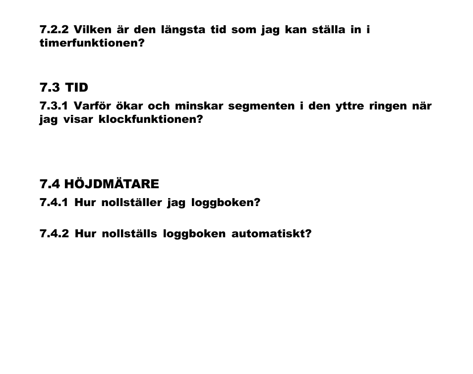 3 tid, 4 höjdmätare | SUUNTO Advizor User Manual | Page 458 / 470
