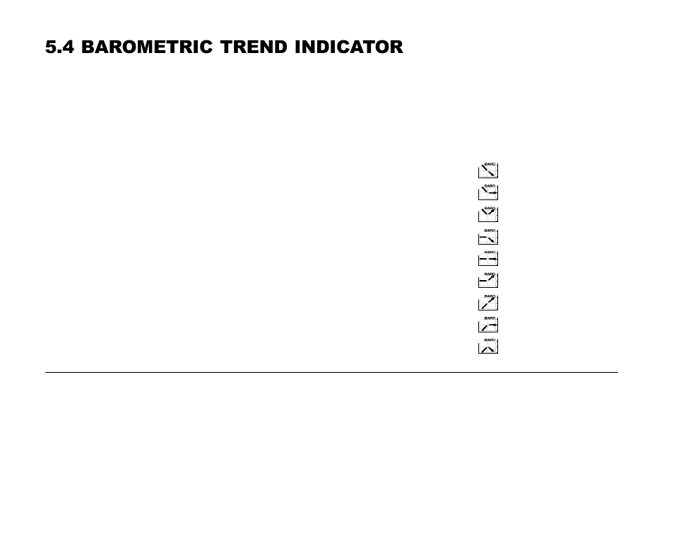 4 barometric trend indicator | SUUNTO Advizor User Manual | Page 47 / 470