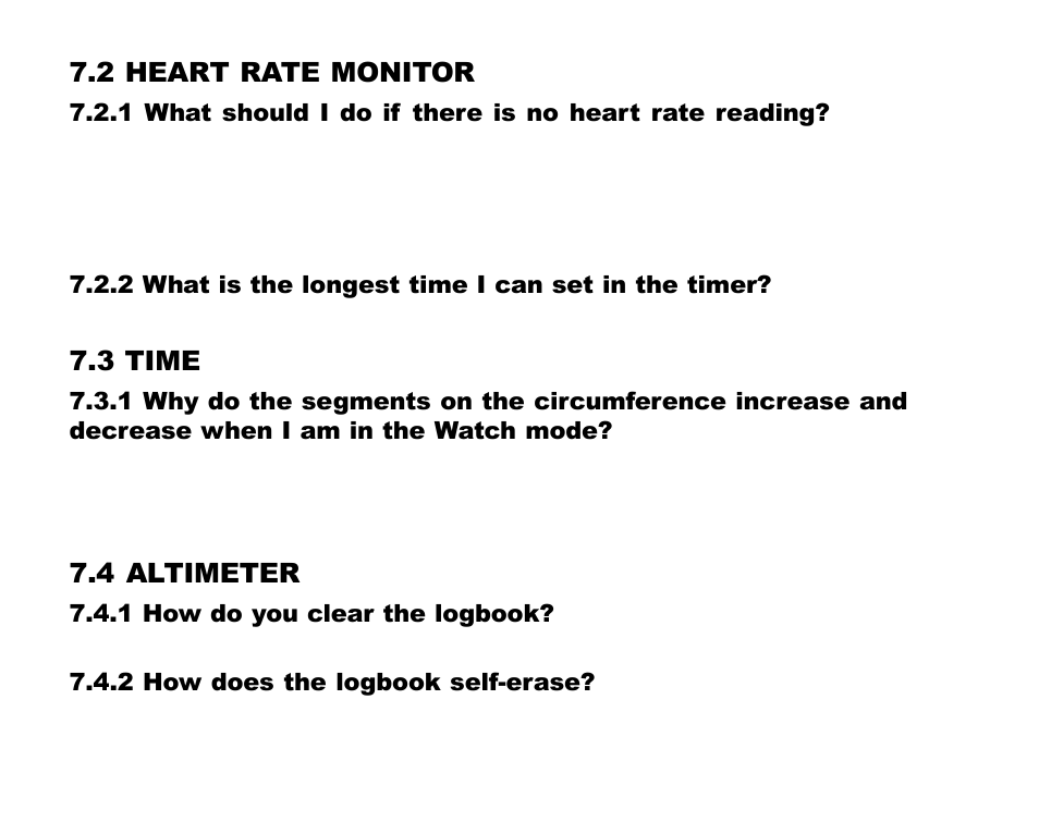 2 heart rate monitor, 3 time, 4 altimeter | SUUNTO Advizor User Manual | Page 53 / 470
