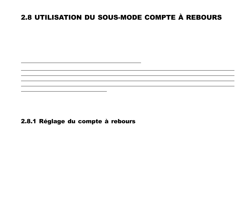 8 utilisation du sous-mode compte à rebours, 1 réglage du compte à rebours | SUUNTO Advizor User Manual | Page 82 / 470