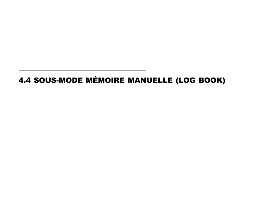 4 sous-mode mémoire manuelle (log book) | SUUNTO Advizor User Manual | Page 95 / 470