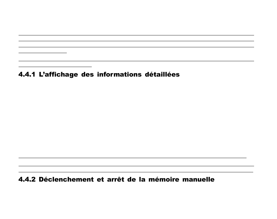 1 l’affichage des informations détaillées, 2 déclenchement et arrêt de la mémoire manuelle | SUUNTO Advizor User Manual | Page 97 / 470