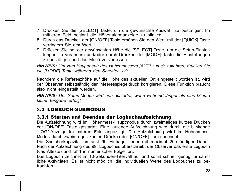 SUUNTO Observer User Manual | Page 109 / 352