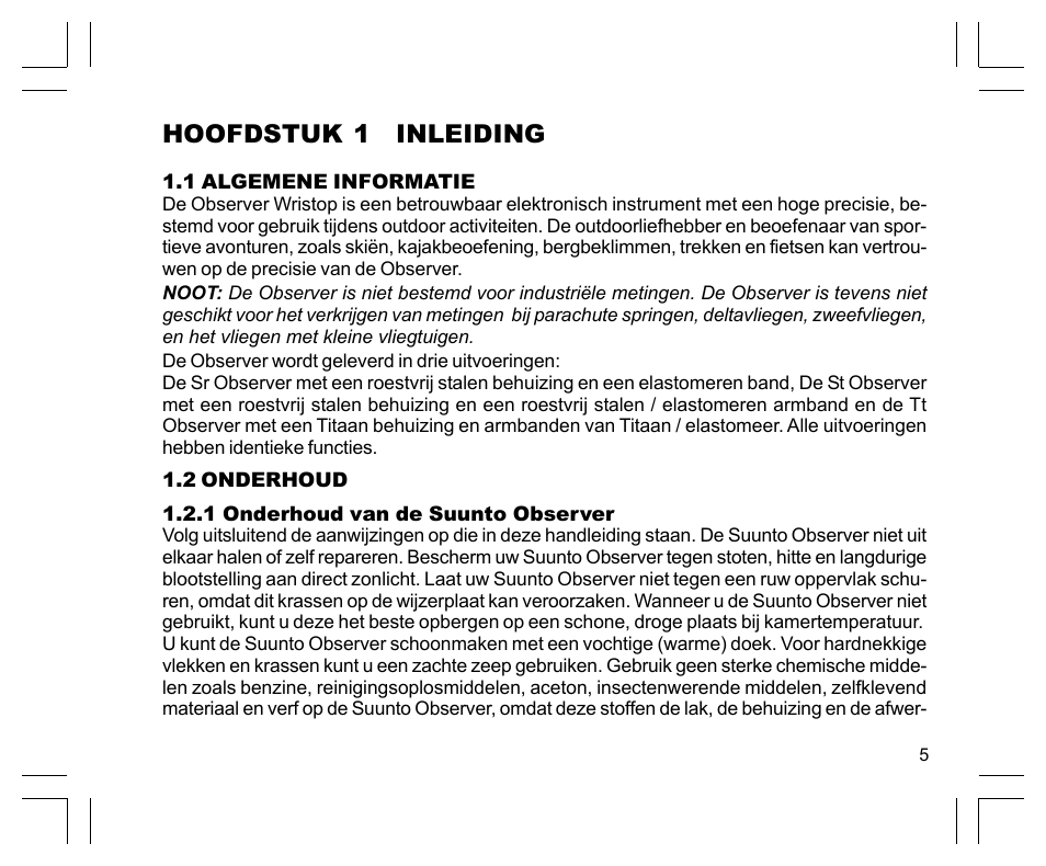 Hoofdstuk 1 inleiding | SUUNTO Observer User Manual | Page 227 / 352