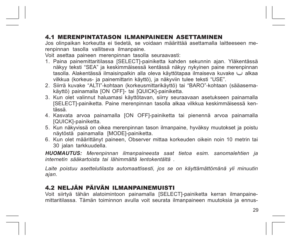 SUUNTO Observer User Manual | Page 293 / 352
