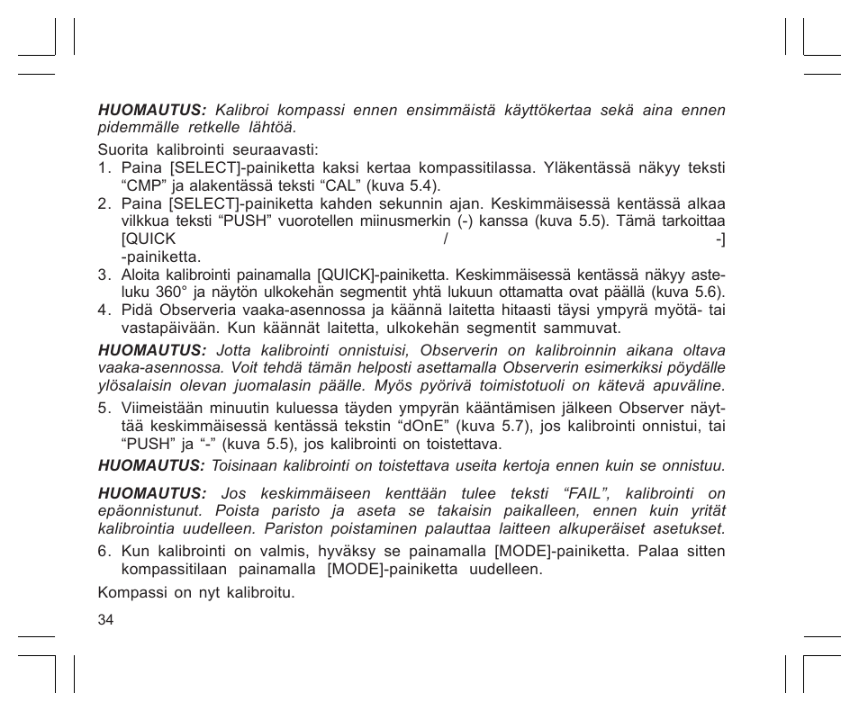 SUUNTO Observer User Manual | Page 298 / 352