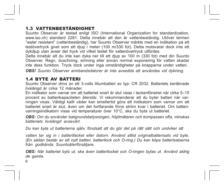 SUUNTO Observer User Manual | Page 310 / 352