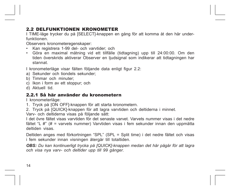 SUUNTO Observer User Manual | Page 318 / 352