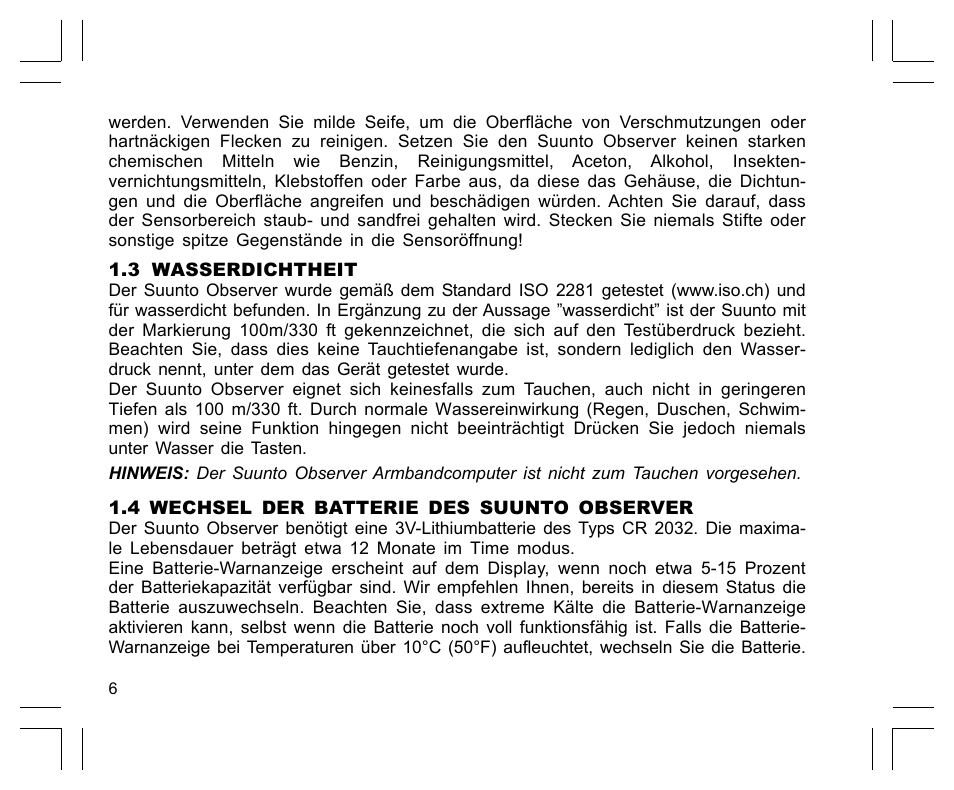 SUUNTO Observer User Manual | Page 92 / 352