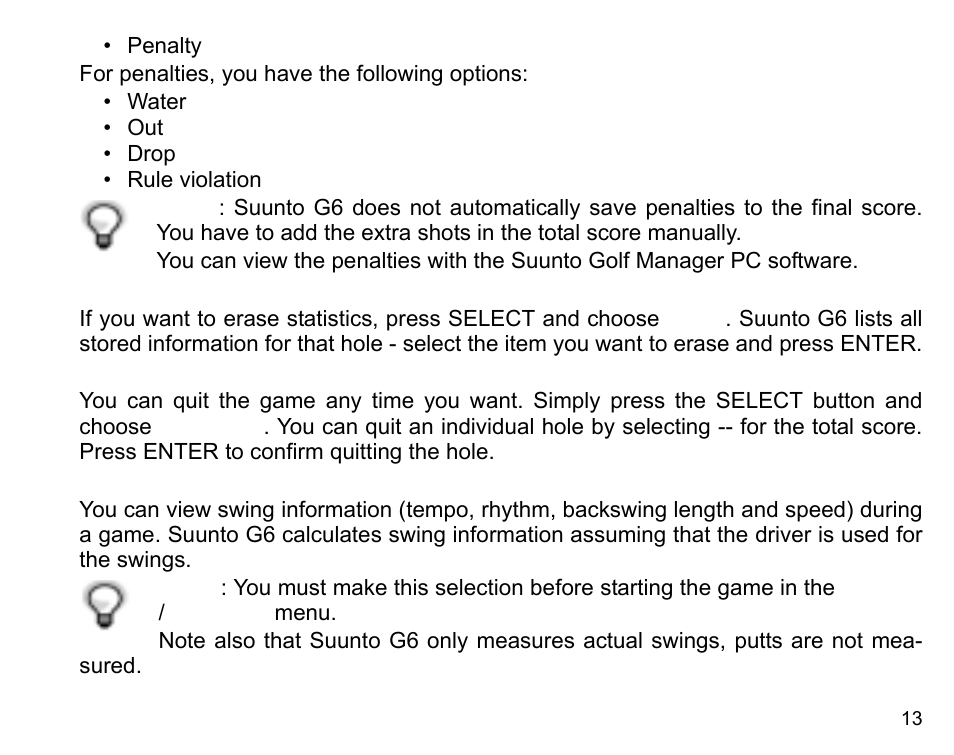 SUUNTO G6 & G6 Pro User Manual | Page 14 / 46