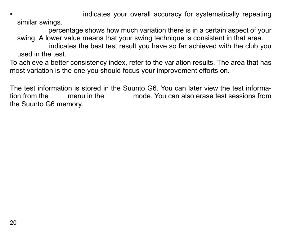 SUUNTO G6 & G6 Pro User Manual | Page 21 / 46