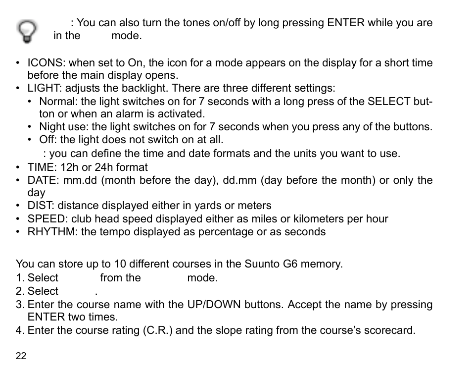 SUUNTO G6 & G6 Pro User Manual | Page 23 / 46