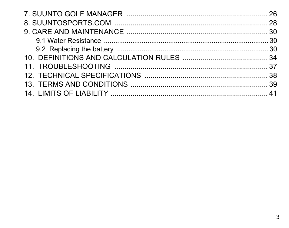 SUUNTO G6 & G6 Pro User Manual | Page 4 / 46