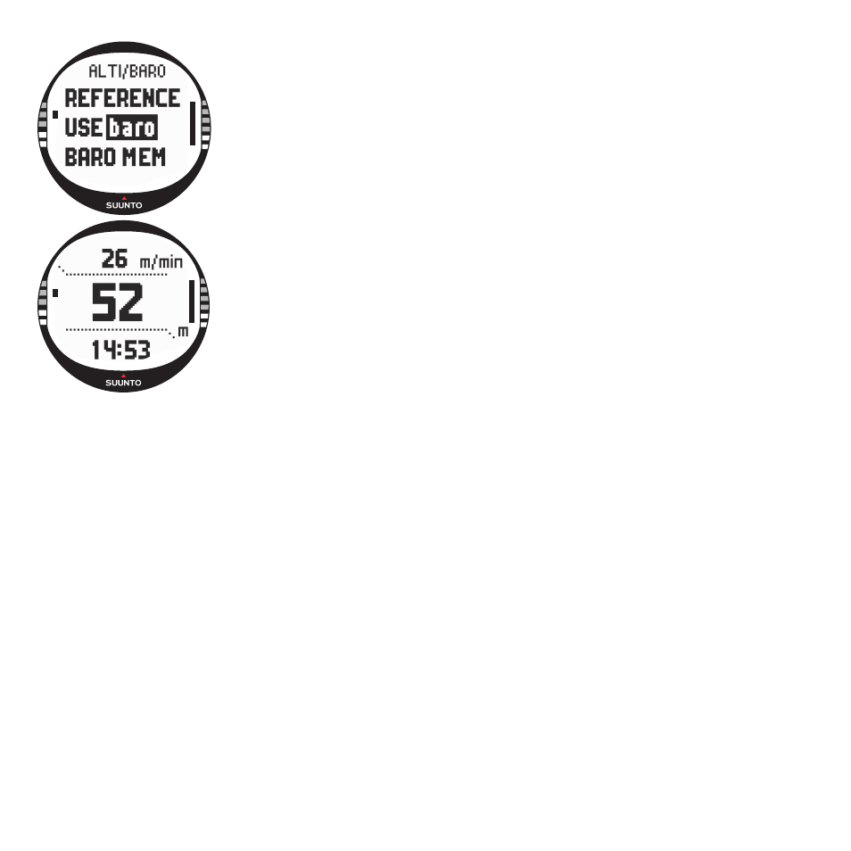 Alti use | SUUNTO X10 User Manual | Page 27 / 98