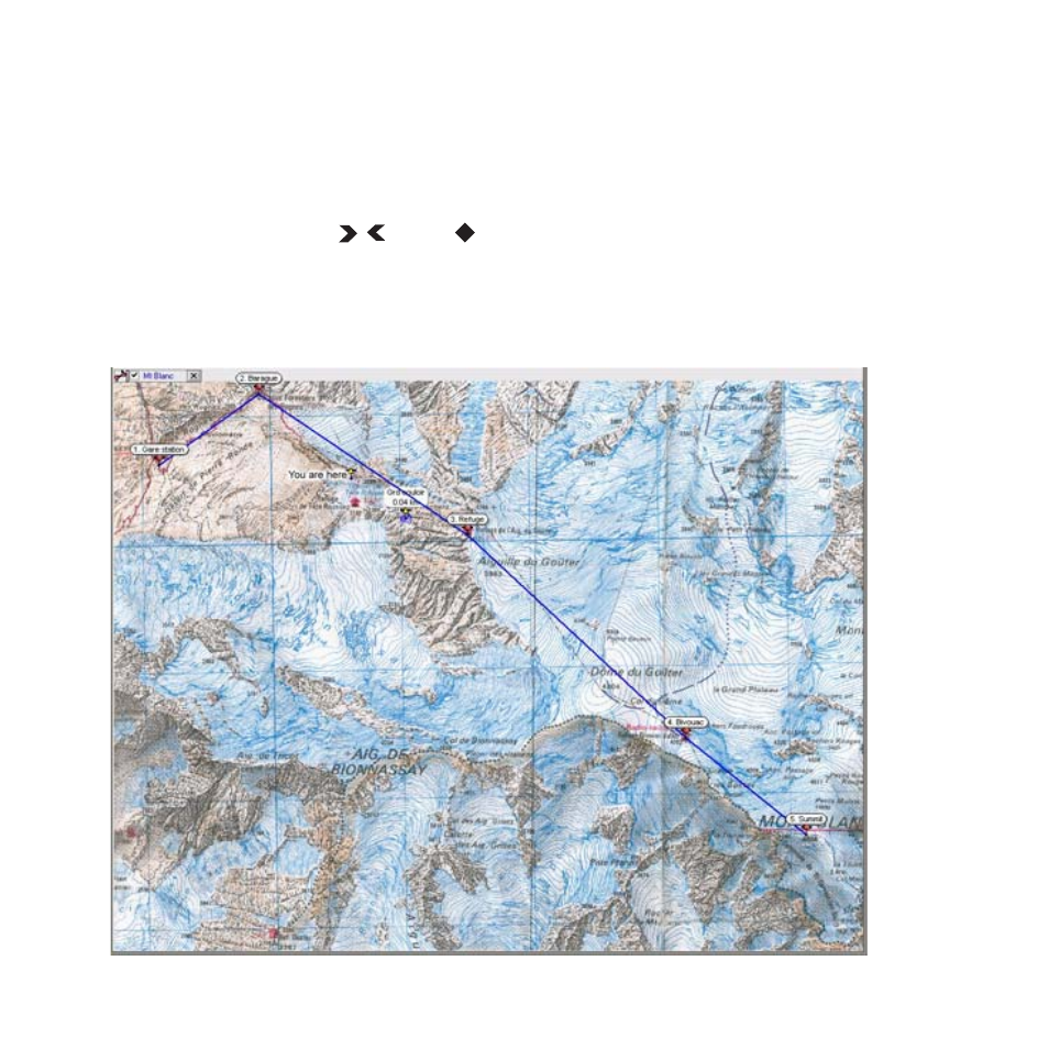 Navigation data displays | SUUNTO X10 User Manual | Page 46 / 98