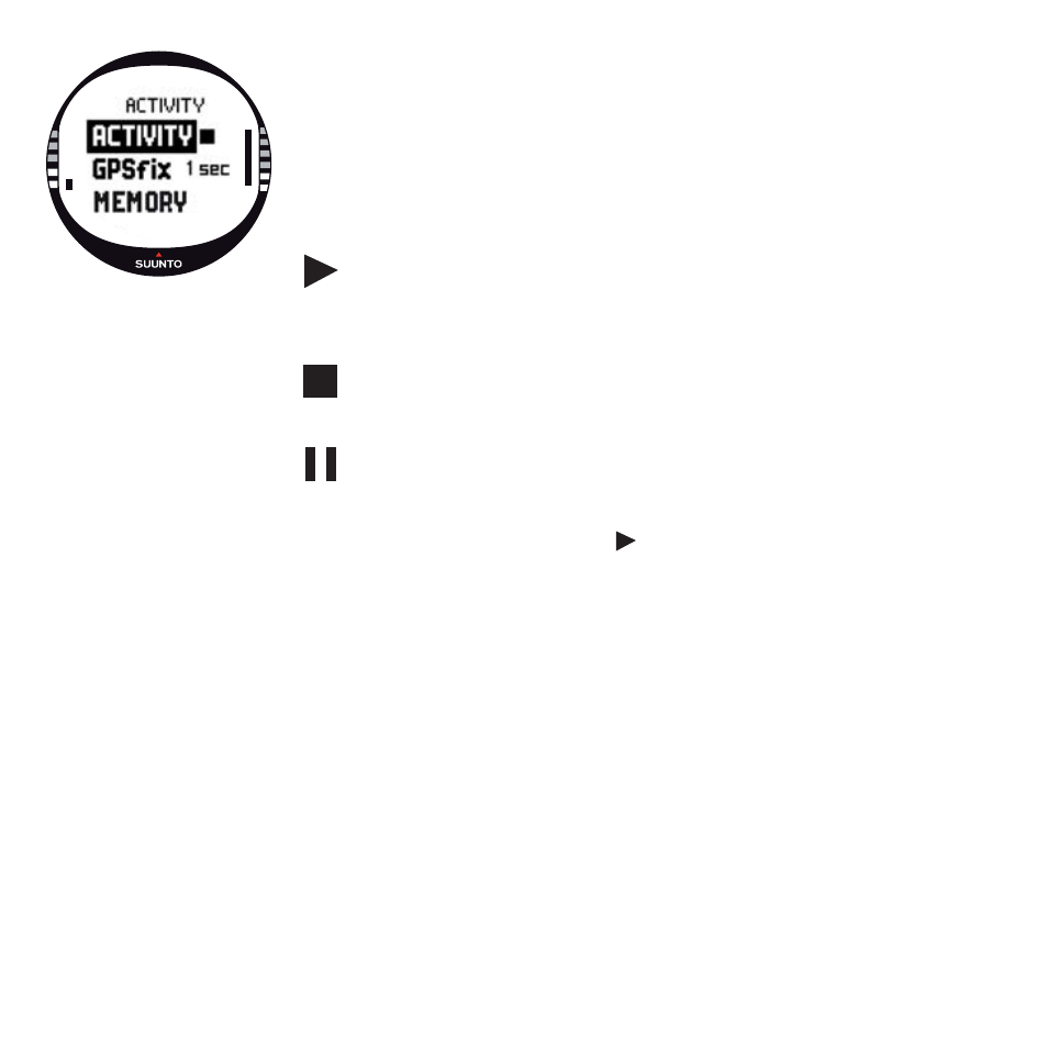 Activity | SUUNTO X10 User Manual | Page 51 / 98