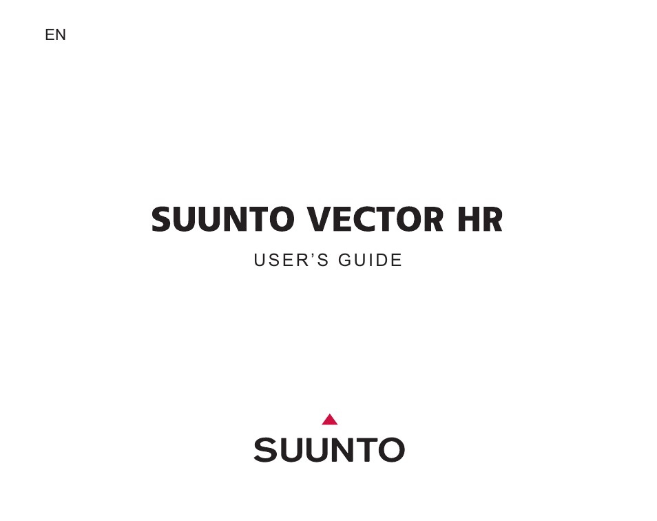 SUUNTO Vector HR User Manual | 61 pages