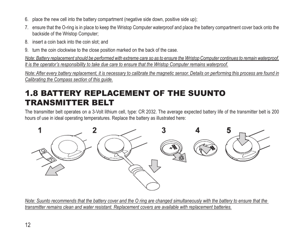 SUUNTO Vector HR User Manual | Page 19 / 61