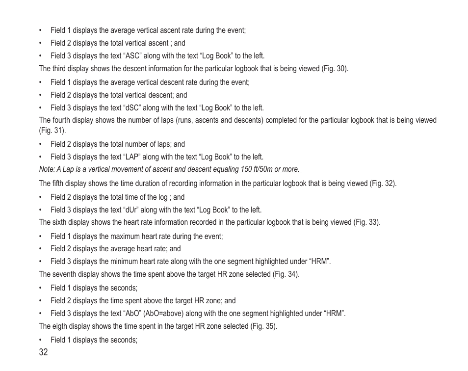 SUUNTO Vector HR User Manual | Page 39 / 61