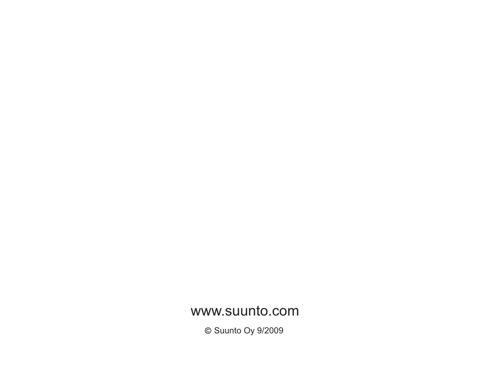 SUUNTO Vector HR User Manual | Page 61 / 61