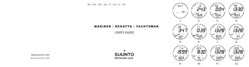 SUUNTO Yachtsman User Manual | 270 pages