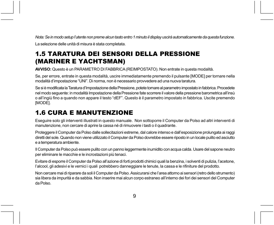 6 cura e manutenzione | SUUNTO Yachtsman User Manual | Page 145 / 270